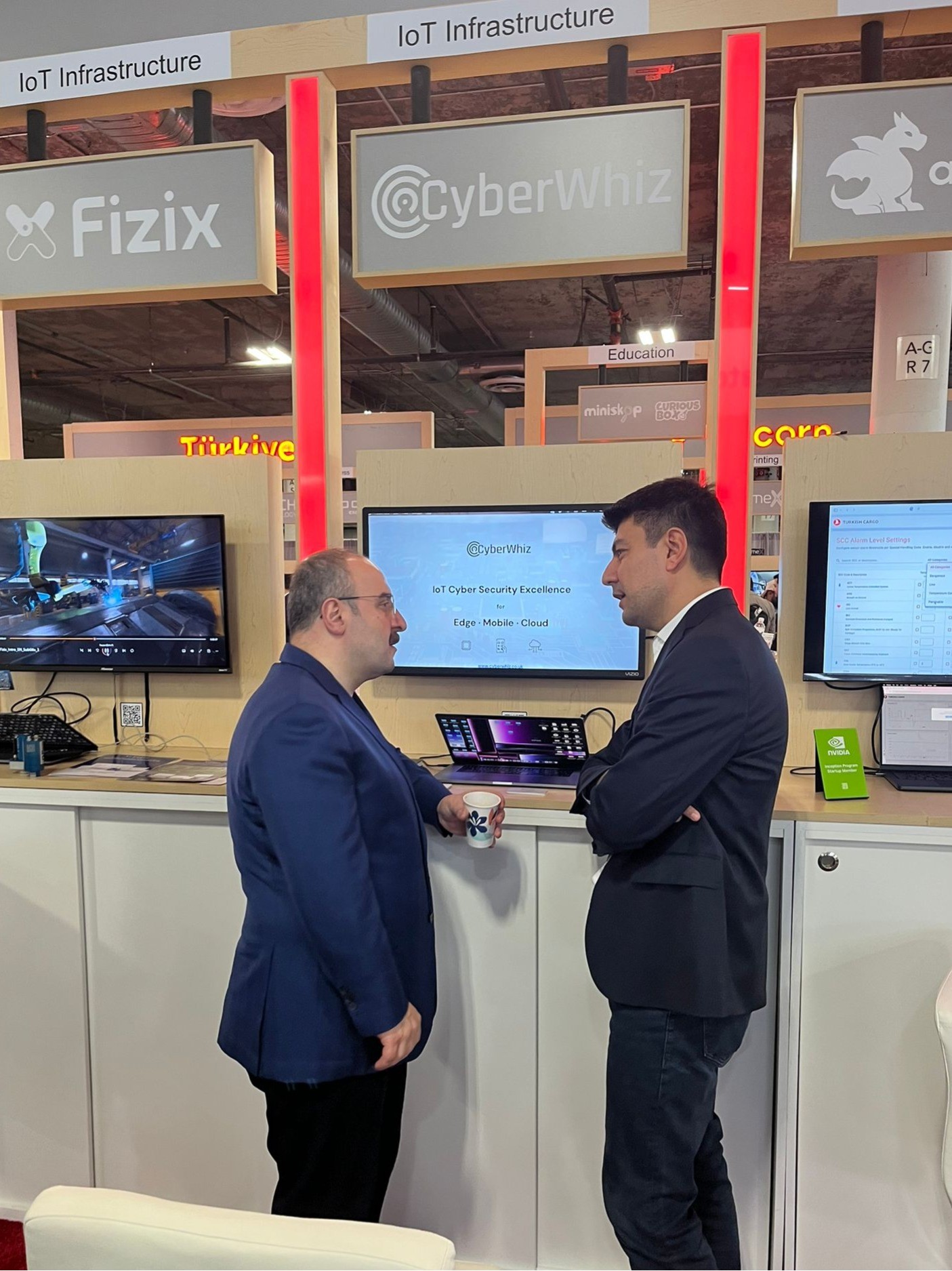 Meeting with industry leaders at CES 2026 CyberWhiz at CES 2026 with Mustafa Varank