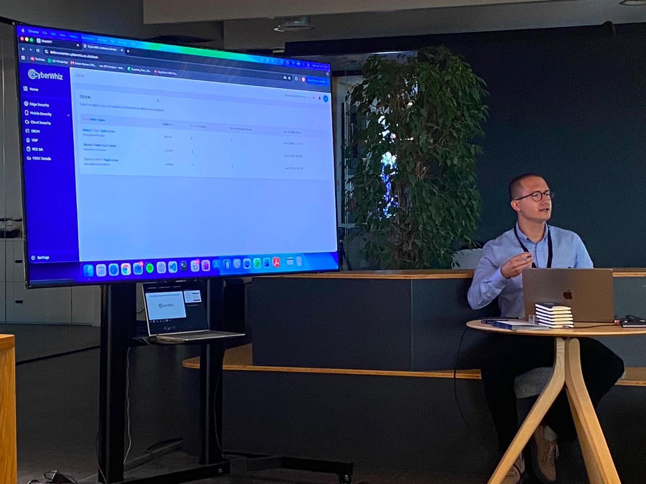 CyberWhiz SBOM management demonstration
