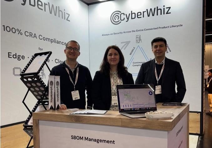 CyberWhiz booth at Embedded World Exhibition 2026, Nuremberg CyberWhiz at Embedded World 2026